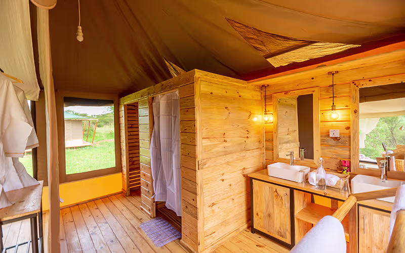 Single Tent Interior