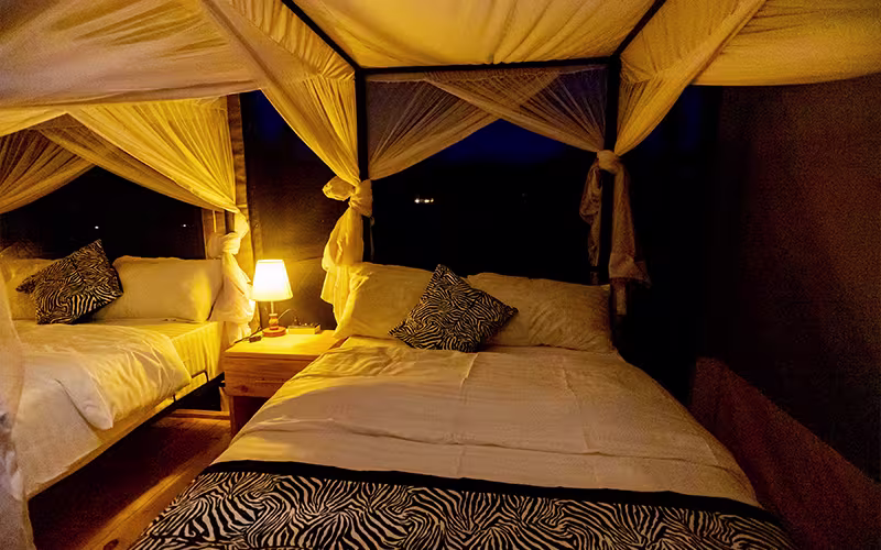 Single Tent Interior